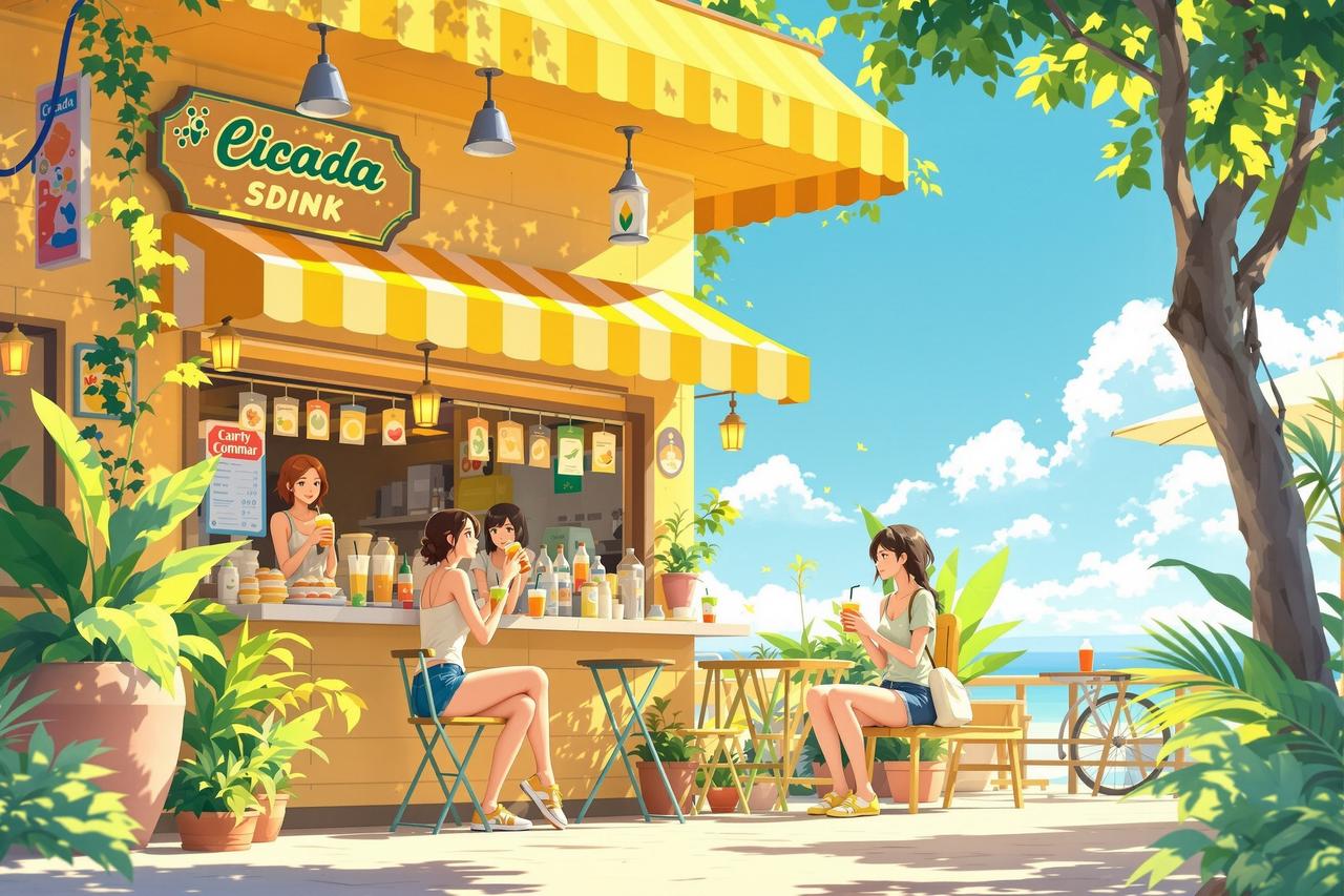 在线看漫剧 - 夏日汽水与蝉鸣 在线看漫剧出品作品 - 夏日汽水与蝉鸣